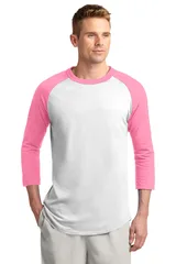 White/ Bright Pink