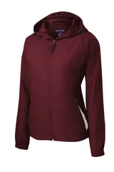 Maroon/ White