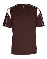 Maroon/ White