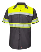 Fluorescent Yellow/ Charcoal