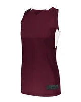 Maroon/ White