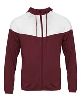 Maroon/ White
