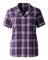 Purple/ White Plaid