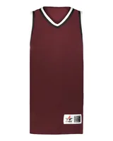 Maroon/ Black/ White