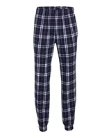 Navy/ Silver Plaid