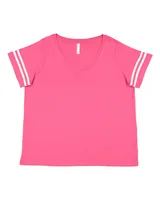 Vintage Hot Pink/ White