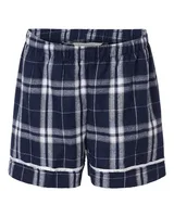 Navy/ Silver Plaid