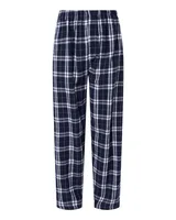 Navy/ Silver Plaid