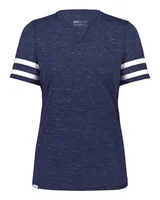 Navy Heather/ White