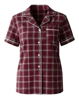 Varsity Maroon Oxford Plaid