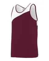 Maroon/ White