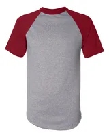 Athletic Heather/ Red