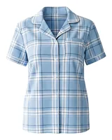 Sky Blue Carnegie Plaid