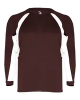 Maroon/ White