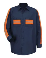 Navy/ Orange Trim