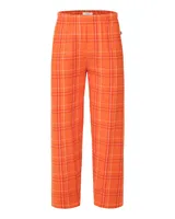 Orange Carnegie Plaid