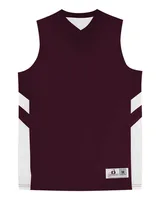 Maroon/ White
