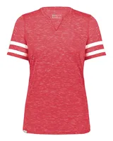 Scarlet Heather/ White