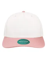 White/ Dusty Rose