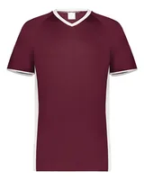 Maroon/ White