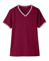 Burgundy/ White