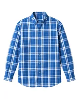 Royal/ Silver Plaid