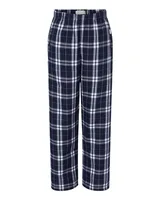 Navy/ Silver Plaid
