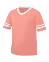 Coral/ White