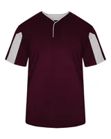 Maroon/ White