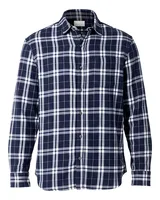 Navy/ Silver Plaid