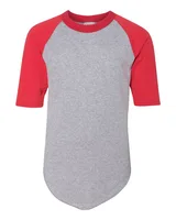 Athletic Heather/ Red