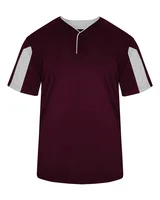Maroon/ White