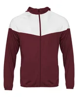 Maroon/ White
