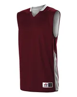 Maroon/ White