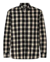 Black/ Ecru Buffalo Plaid