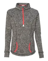 Charcoal Fleck/ Fire Coral