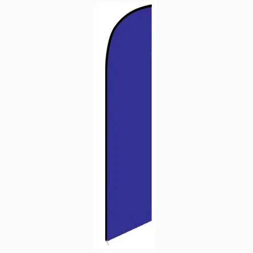 15' Solid Violet Colored Feather Banner Flag