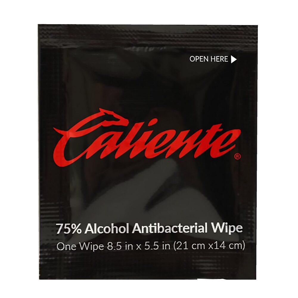 Promotional Alcohol Wipe 75 % Alcohol Formula Black Color